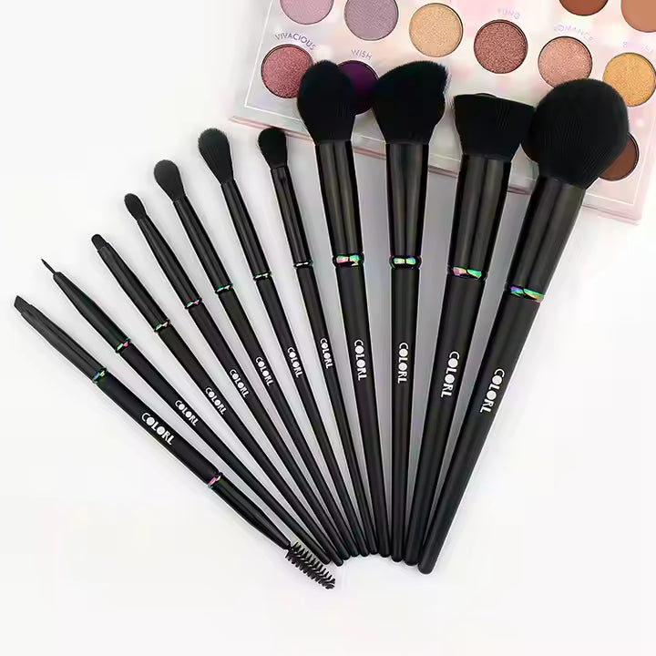 Label Black Makeup Brush Set