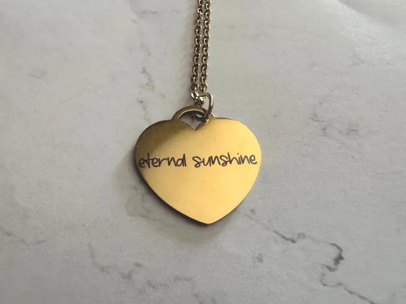 Ariana Grande Eternal Sunshine Handwriting Necklace