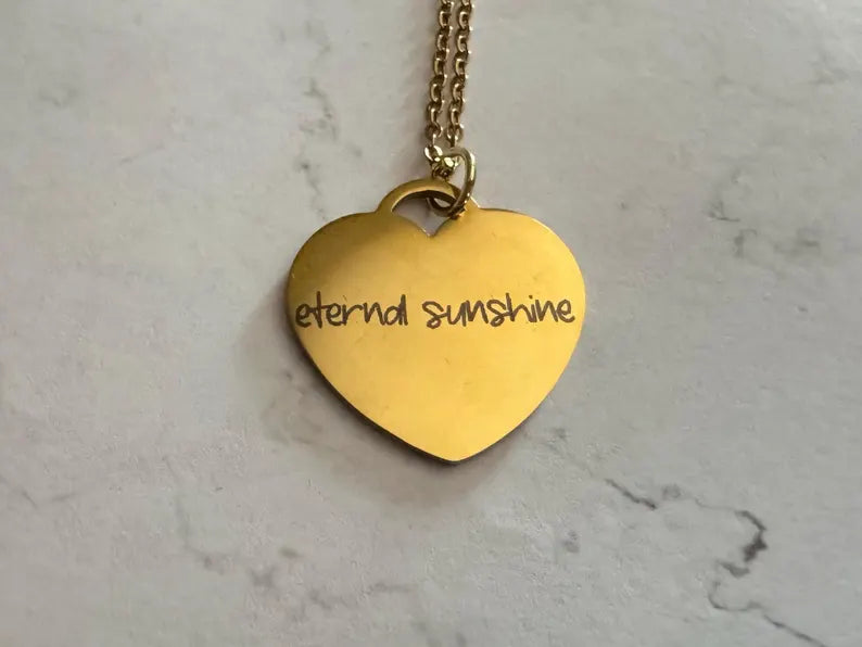 Ariana Grande Eternal Sunshine Handwriting Necklace